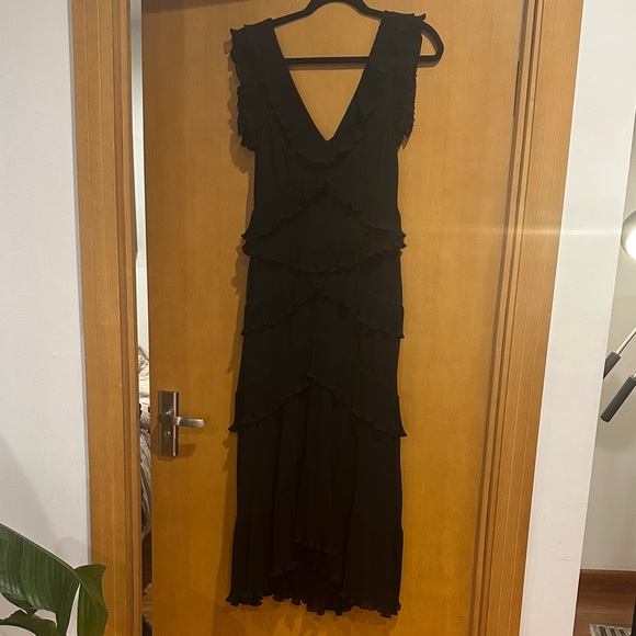 Zimmerman Black Ruffled Dress - Picture 2 of 6